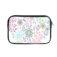 Prismatic Neon Floral Heart Love Valentine Flourish Rainbow Apple Macbook Pro 13  Zipper Case by Mariart