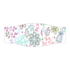 Prismatic Neon Floral Heart Love Valentine Flourish Rainbow Stretchable Headband