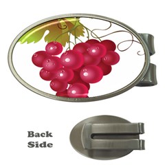 Red Fruit Grape Money Clips (oval) 