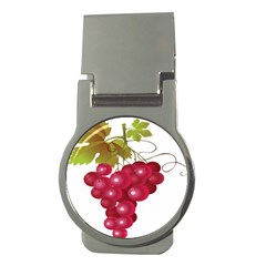 Red Fruit Grape Money Clips (round) 