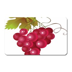 Red Fruit Grape Magnet (rectangular) by Mariart