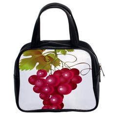 Red Fruit Grape Classic Handbags (2 Sides) by Mariart