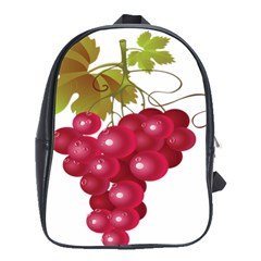 Red Fruit Grape School Bag (large)