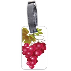 Red Fruit Grape Luggage Tags (one Side) 