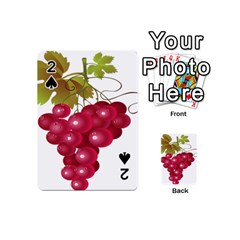 Red Fruit Grape Playing Cards 54 (mini)  by Mariart