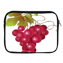 Red Fruit Grape Apple Ipad 2/3/4 Zipper Cases