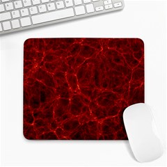 Simulation Red Water Waves Light Large Mousepads by Mariart