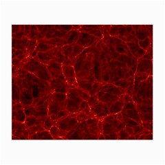 Simulation Red Water Waves Light Small Glasses Cloth by Mariart