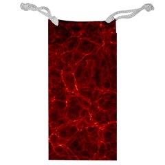 Simulation Red Water Waves Light Jewelry Bag by Mariart