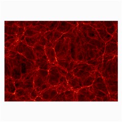 Simulation Red Water Waves Light Large Glasses Cloth (2-side) by Mariart