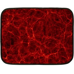 Simulation Red Water Waves Light Fleece Blanket (mini) by Mariart