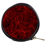 Simulation Red Water Waves Light Mini Makeup Bags Front