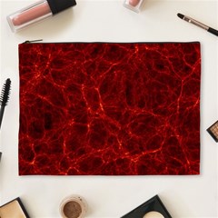 Simulation Red Water Waves Light Cosmetic Bag (xl) by Mariart