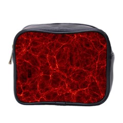 Simulation Red Water Waves Light Mini Toiletries Bag 2-side by Mariart