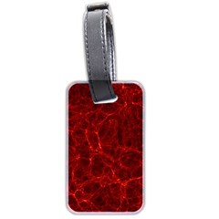 Simulation Red Water Waves Light Luggage Tags (two Sides) by Mariart