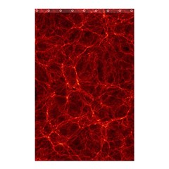 Simulation Red Water Waves Light Shower Curtain 48  X 72  (small)  by Mariart