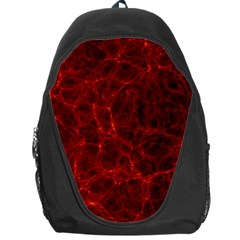 Simulation Red Water Waves Light Backpack Bag by Mariart