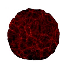 Simulation Red Water Waves Light Standard 15  Premium Round Cushions by Mariart