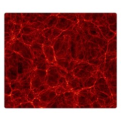 Simulation Red Water Waves Light Double Sided Flano Blanket (small)  by Mariart