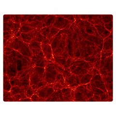 Simulation Red Water Waves Light Double Sided Flano Blanket (medium)  by Mariart