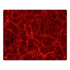 Simulation Red Water Waves Light Double Sided Flano Blanket (large)  by Mariart