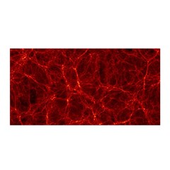 Simulation Red Water Waves Light Satin Wrap by Mariart