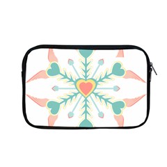 Snowflakes Heart Love Valentine Angle Pink Blue Sexy Apple Macbook Pro 13  Zipper Case by Mariart