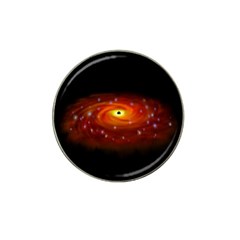 Space Galaxy Black Sun Hat Clip Ball Marker (10 Pack) by Mariart