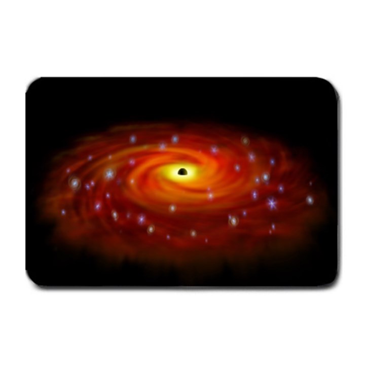 Space Galaxy Black Sun Plate Mats