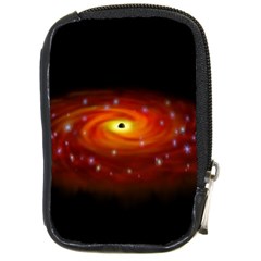 Space Galaxy Black Sun Compact Camera Cases by Mariart