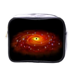 Space Galaxy Black Sun Mini Toiletries Bags