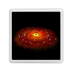 Space Galaxy Black Sun Memory Card Reader (square) 