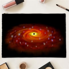 Space Galaxy Black Sun Cosmetic Bag (xxl)  by Mariart