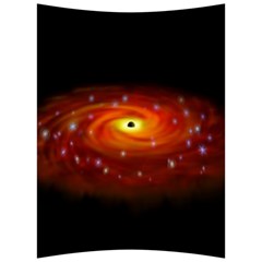 Space Galaxy Black Sun Back Support Cushion