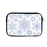 Snowflakes Blue White Cool Apple MacBook Pro 13  Zipper Case Front