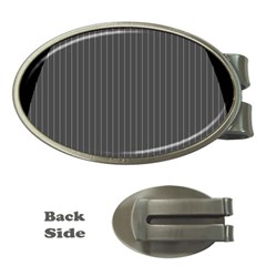 Space Line Grey Black Money Clips (oval)  by Mariart