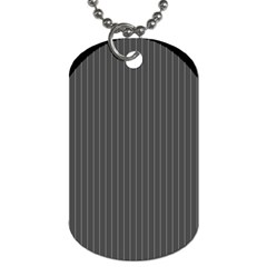 Space Line Grey Black Dog Tag (two Sides) by Mariart