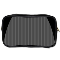 Space Line Grey Black Toiletries Bags