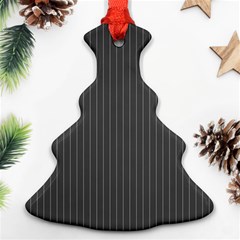 Space Line Grey Black Ornament (christmas Tree)  by Mariart