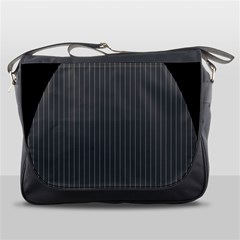 Space Line Grey Black Messenger Bags