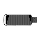 Space Line Grey Black Portable USB Flash (One Side) Front