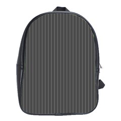 Space Line Grey Black School Bag (xl) by Mariart