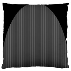 Space Line Grey Black Standard Flano Cushion Case (one Side)