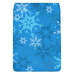 Snowflakes Cool Blue Star Flap Covers (s)  by Mariart