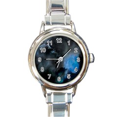 Space Star Blue Sky Round Italian Charm Watch