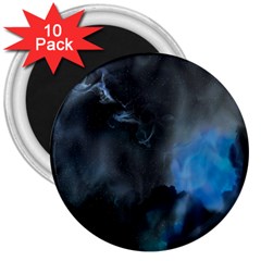 Space Star Blue Sky 3  Magnets (10 Pack)  by Mariart