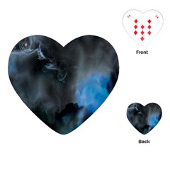 Space Star Blue Sky Playing Cards (heart) 