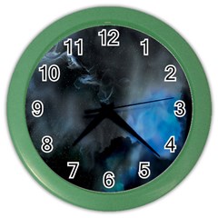 Space Star Blue Sky Color Wall Clocks