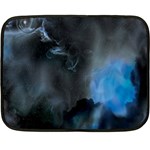 Space Star Blue Sky Fleece Blanket (Mini) 35 x27  Blanket