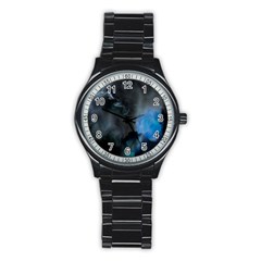 Space Star Blue Sky Stainless Steel Round Watch